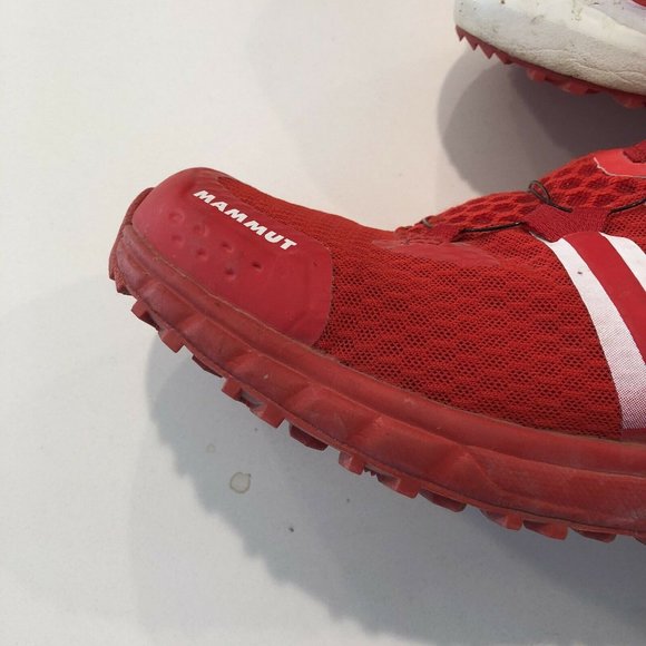 Mammut MTR Boa Low All Terrain Running Shoes Red Men's US 9.5 EUR 42 VGUC $169 - Picture 9 of 10